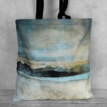 Scottish Landscape cotton Tote Bag - Skye from the Bealach na Ba, Applecross